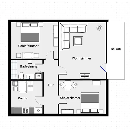 Wippsteert - 5 Sterne - Mit Balkon Und Pkw Stellplatz 아파트 *